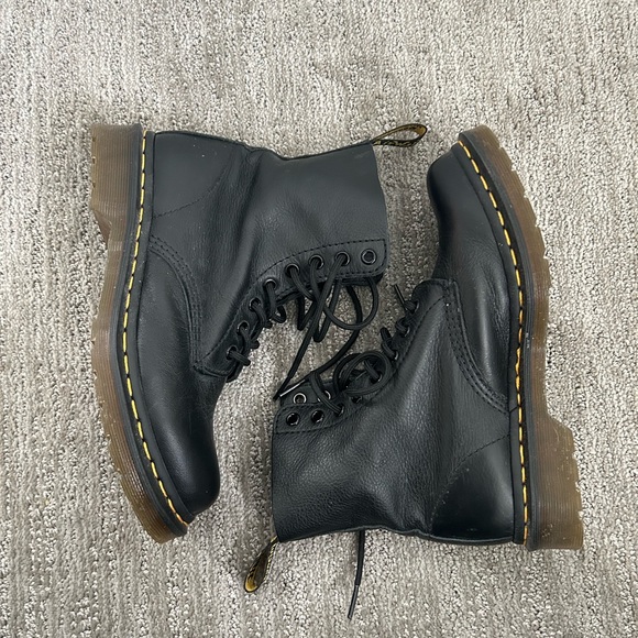 Dr. Martens Black Combat Boots - Picture 3 of 5